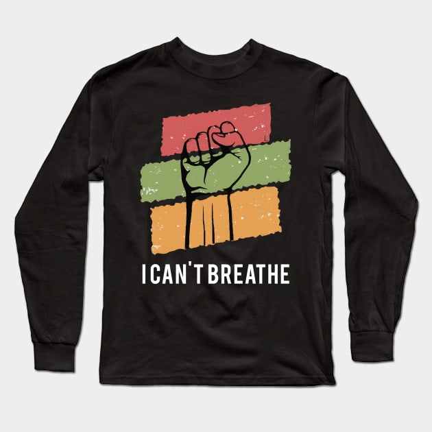 i can't breathe Long Sleeve T-Shirt by awesome98